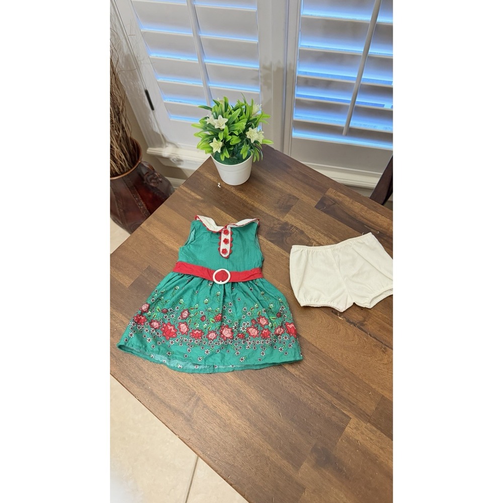American Girl 18" Doll Kit Retired Beforever Meet Outfit Dress And Bloomers ONLY